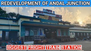 ANDAL RAILWAY JUNCTION REDEVELOPMENT AND FULL TOUR UPDATE  INDIAN RAILWAYS [upl. by Ainoek]