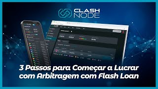 CLASH NODE ARBITRAGEM DE CRIPTO FLASH LOAN [upl. by Akirrehs]