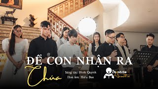 ĐỂ CON NHẬN RA CHÚA  THÁNH CA ACOUSTIC [upl. by Weibel]