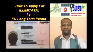 How TO Apply For Carta di SoggiornoEU Long Term Permit [upl. by Rodman]