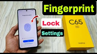 Realme C65 5g Fingerprint Lock Settings  Realme C65 5g Phone me Fingerprint Lock Kaise Lagaye [upl. by Toinette643]