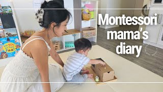 How we Montessori at home  dealing with undesirable behavior Montessori activity for 1 year olds [upl. by Ak]