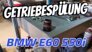 Getriebespülung BMW E60 550i 6HP26Z Getriebe [upl. by Atirak279]