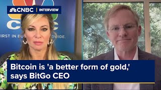 Bitcoin is a better form of gold says BitGo CEO [upl. by Legnaesoj]