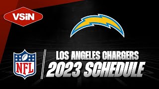 Los Angeles Chargers 2023 NFL Schedule Release  VSiN Tonight [upl. by Denn]