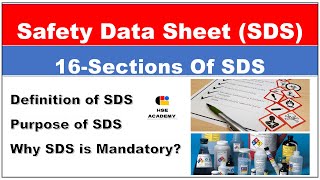 What is Safety Data Sheet  16 Section of SDS  Full Explanation in HindiUrdu [upl. by Kentigera]