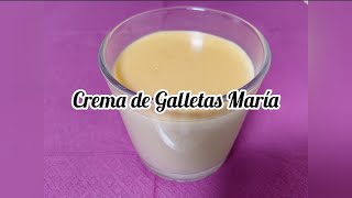 Crema de Galletas María en Thermomix [upl. by Haodnanehs]