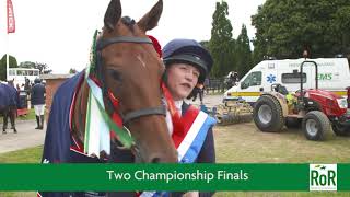 Retraining of Racehorses Championships  British Showjumping [upl. by Breskin]