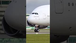 Airbus A380 takeoff support subscribe shorts [upl. by Tamberg342]