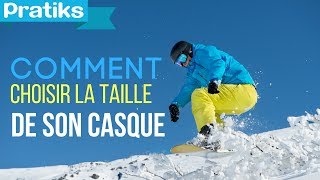 SkiSnowboard  Comment choisir la taille de son casque  Sport [upl. by Hilel172]