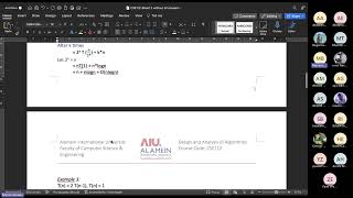 Tutorial 03  Algorithm Analysis 2 [upl. by Cogen]