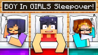 BOY in an ALL GIRLS Minecraft Sleepover [upl. by Allare725]