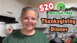 20 Thanksgiving Dinner Budget At The Dollar Tree Feeds At Least 8 People  Budget Friendly Meals [upl. by Teena505]