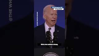 President Biden Speaks at Historic NATO Summit shorts [upl. by Loring]