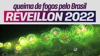 RÉVEILLON 2022 Queima de fogos em Copacabana  TV Globo [upl. by Entsirhc610]