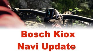 Bosch Kiox Navi Update für Bosch eBikes am 3 Juli 2020 [upl. by Randie]