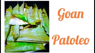 Traditional Goan Patoleo  Goan Patoli  Goan Sweet in Turmeric Leaves Patole Paan [upl. by Nalloh]