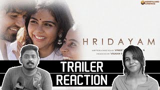 Hridayam  Official Trailer Reaction  Pranav Kalyani Darshana Vineeth Hesham Visakh  Unni amp Viya [upl. by Lawford]