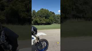 Drz400sm Wheelie Machine drz400sm dirtbike wheelie [upl. by Laing707]