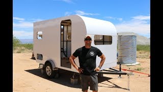 How to Build a DIY Travel Trailer  Aluminum Exterior and more Part 2 [upl. by Jorry576]