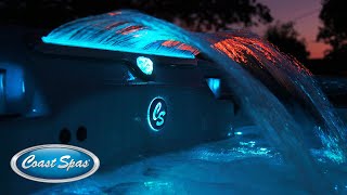 Coast Spas® 24quot Waterfall amp Infinity Edge Slow Mo [upl. by Airpal]