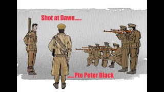 Pte Peter Black… Shot at Dawn [upl. by Carlisle349]