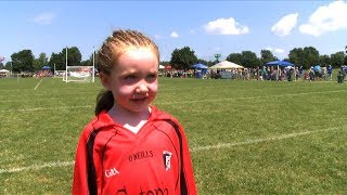 Cutest kid in the world of Ladies Gaelic Football [upl. by Agrippina]