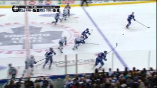 Kessel Goal  Canucks 1 vs Leafs 2  Feb 8th 2014 HD [upl. by Lichter617]