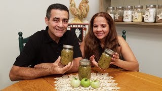 Como Fazer Salsa Verde Mexicana  How to Make Mexican Salsa Verde [upl. by Okikuy]