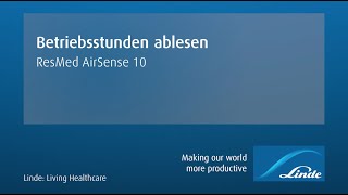 Betriebsstunden ablesen – ResMed AirSense 10 [upl. by Dnomyad]