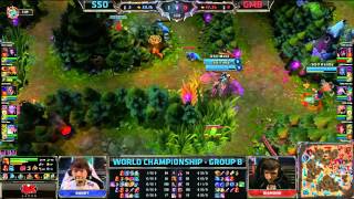 SSO vs GMB Tie breaker  Samsung Galaxy Ozone vs Gambit Tie Breaker Worlds 2013 Day 6 Group B D6G6 [upl. by Moynahan792]