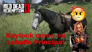 Red Dead Redemption 2 BAYLOCK como caballo principal sin mods [upl. by Malilliw]