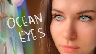 How to get ocean eyes 🌊  SOLOTICA HIDROCOR QUARTZO Review  on blue eyes [upl. by Drucie]