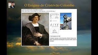 O ENIGMA DE CRISTÓVÃO COLOMBO COLON [upl. by Koenig]