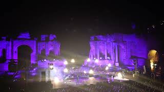 Il Volo  Io che non vivo senza ta live  Teatro Antico Taormina il 12 Giugno 2022 [upl. by Jarrow]