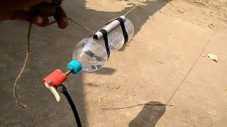 HOW TO MAKE WATER BOTTLE ROCKET at home very easy tutorial [upl. by Nnainot]