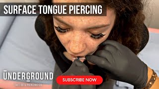 Surface tongue piercing • What do you think [upl. by Stesha718]