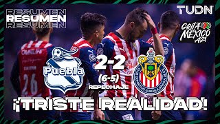 Resumen y goles  Puebla 2652 Chivas  Grita México AP2021  Repechaje  TUDN [upl. by Ailad336]