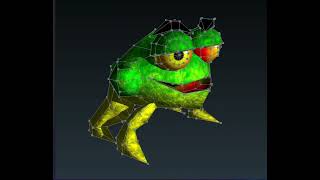 Froggy 3D breakdown lowpoly blender blender3d [upl. by Rojas]