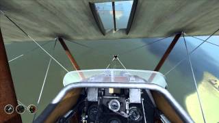 Rise of Flight  Sopwith Camels unexpected spin to both sides [upl. by Yadahs]