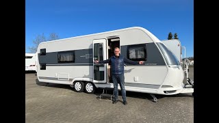 Hobby Prestige 650 KFU  campingvognen med plads til hele familien [upl. by Rand298]