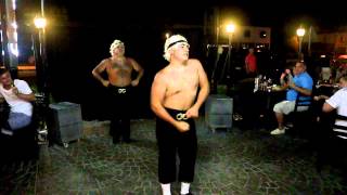 Stavros Flatley at Fat Mamas Restaurant Paphos Cyprus on 7 September 2014  Highlights [upl. by Kotta122]