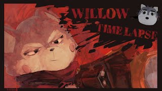 PIGGY BOOK 2 FANART Willow TIMELAPSE [upl. by Benedetto117]