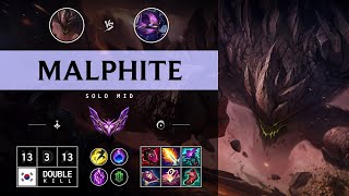 Malphite Mid vs Kennen  KR Master Patch 1413 [upl. by Kirtley965]