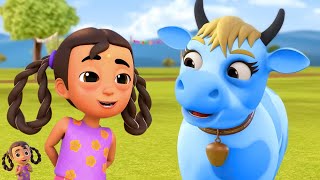 गैया मेरी गईया Gaiya Meri Gaiya Hindi Cartoon Song and Kids Rhymes [upl. by Bosch]