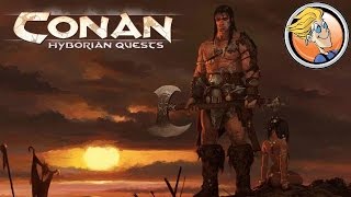 Conan Hyborian Quests preview from Spiel 2014 [upl. by Enttirb]