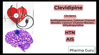 Clevidipine  Cleviprex In a nutshell [upl. by Elwina]