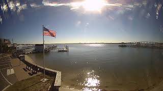 Todays 10182024 Somers Point Sunrise from Somers Point Beach [upl. by Nylannej]