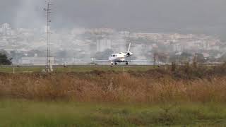 Gulfstream G150 Decolando do Aeroporto de Montes ClarosMG [upl. by Culosio851]