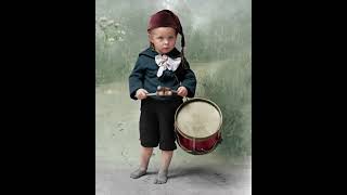 Little Drummer Boy  A Colorized Journey to the Early 1900s [upl. by Cly]